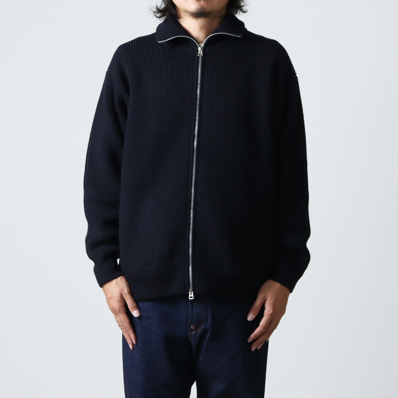 Ets.MATERIAUX(マテリオ) DRIVER´S KNIT BLOUSON ドライバーズニット