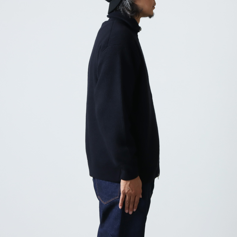 Ets.MATERIAUX(マテリオ) DRIVER´S KNIT BLOUSON ドライバーズニット