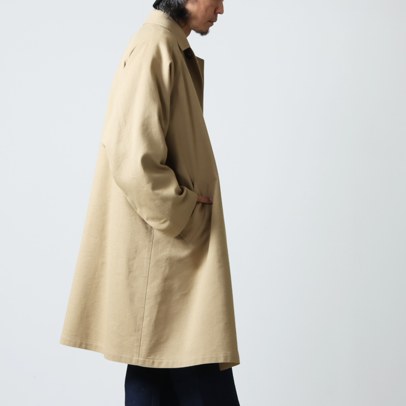 ETS.MATERIAUX (イーティーエスマテリオ) Wool Linen Tweed BalCollar ...