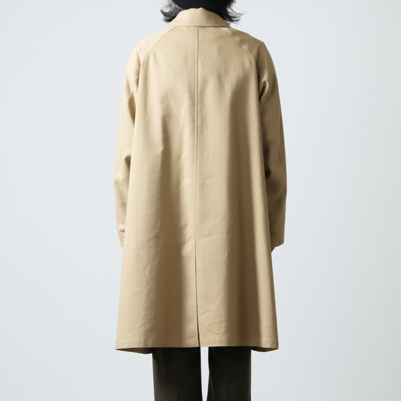 ETS.MATERIAUX(ƥޥƥꥪ) Wool Linen Tweed BalCollar Coat