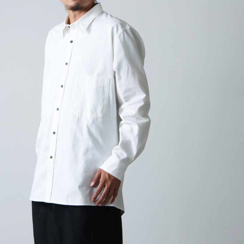 ETS.MATERIAUX (イーティーエスマテリオ) SABA Cotton Twill Shirts / コットンツイルシャツ