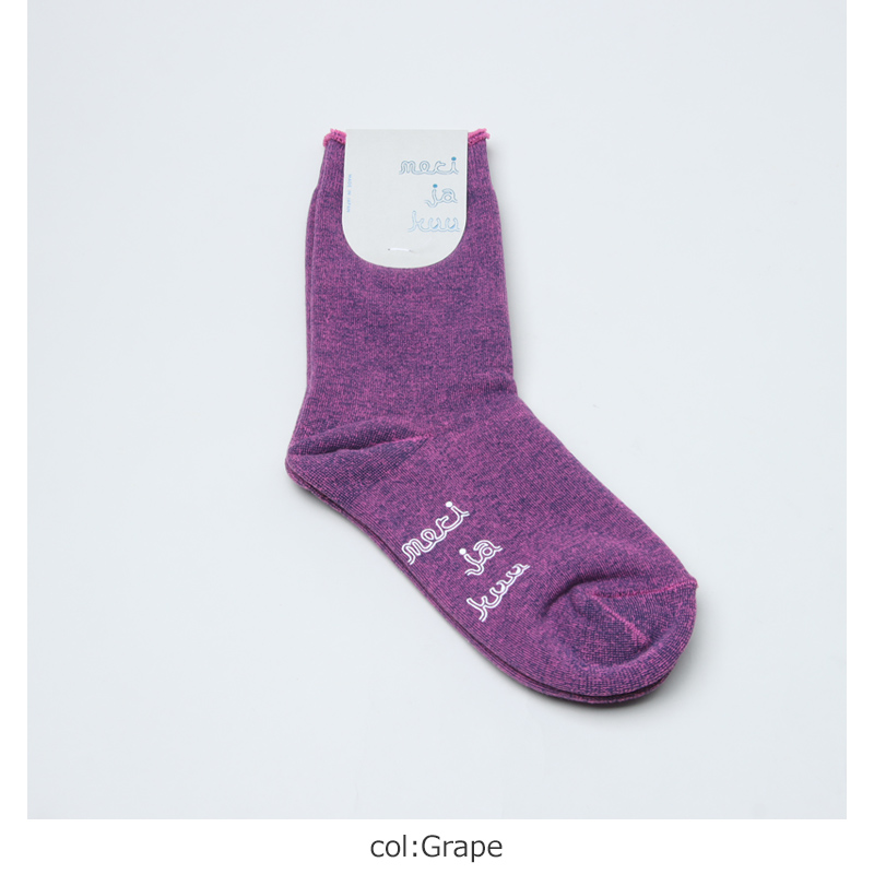 meri ja kuu(メリヤクー) merkki pile パイルソックス