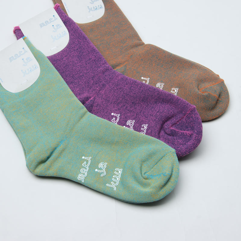 meri ja kuu(メリヤクー) merkki pile パイルソックス