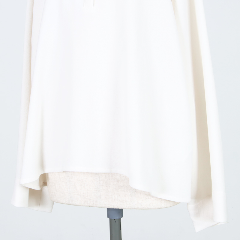 mizuiro ind(ミズイロインド) プリーツカラーシャツプルオーバー