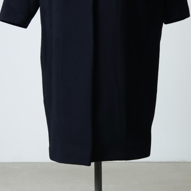 mizuiro ind(ミズイロインド) ウールブレンドスタンドカラーコート