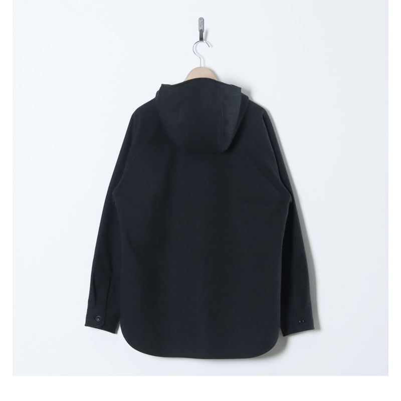 MODMNT(ɥ) TWEED KNIT HOODED SHIRT