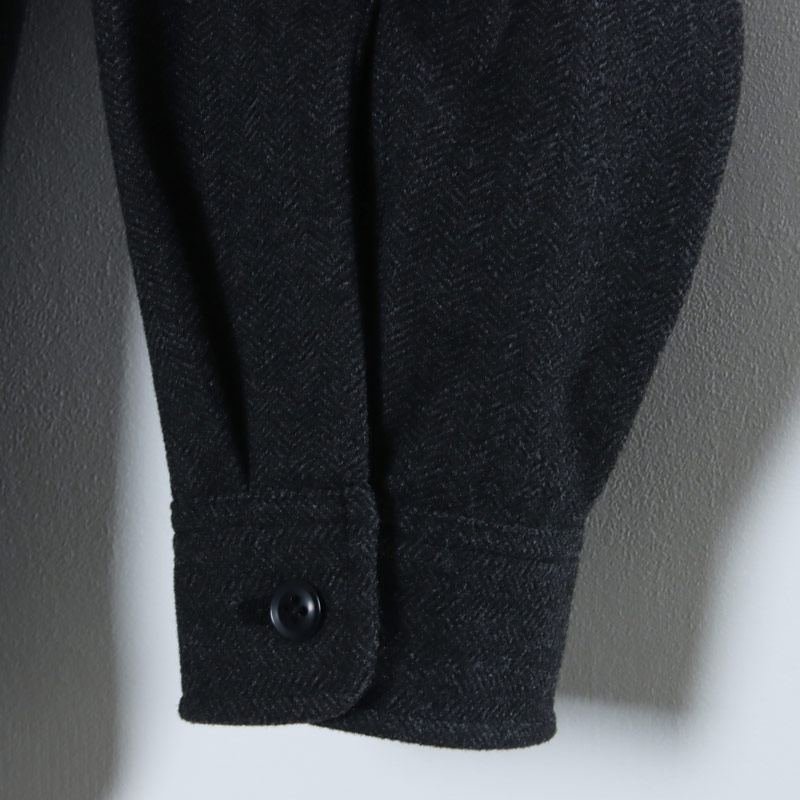 MODMNT(ɥ) TWEED KNIT HOODED SHIRT