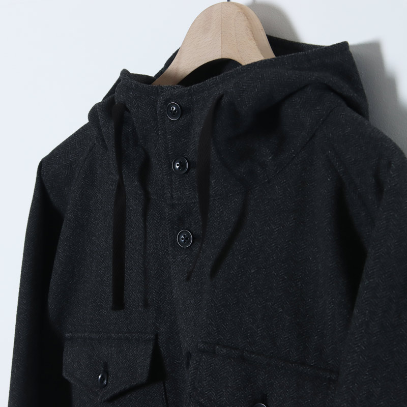 MODMNT(ɥ) TWEED KNIT HOODED SHIRT