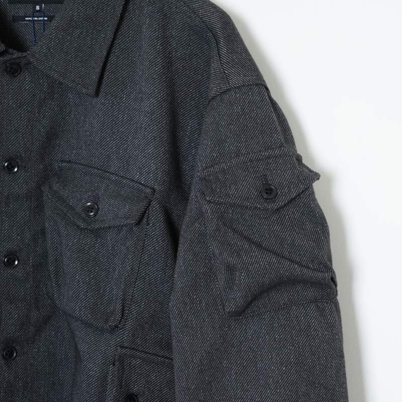 MODMNT(��ɥ���) T/TWEED UTILITY CPO SHIRT