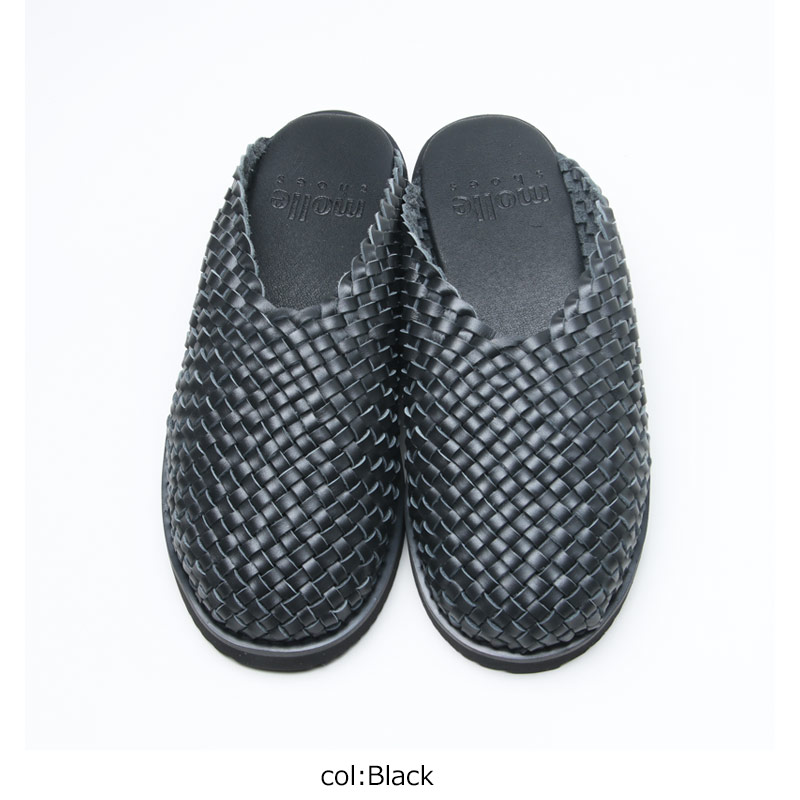 molle shoes(⡼륷塼) WOVEN LEATHER CROG