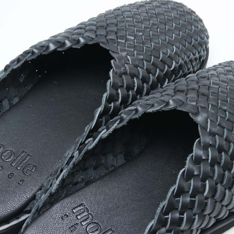 molle shoes(⡼륷塼) WOVEN LEATHER CROG