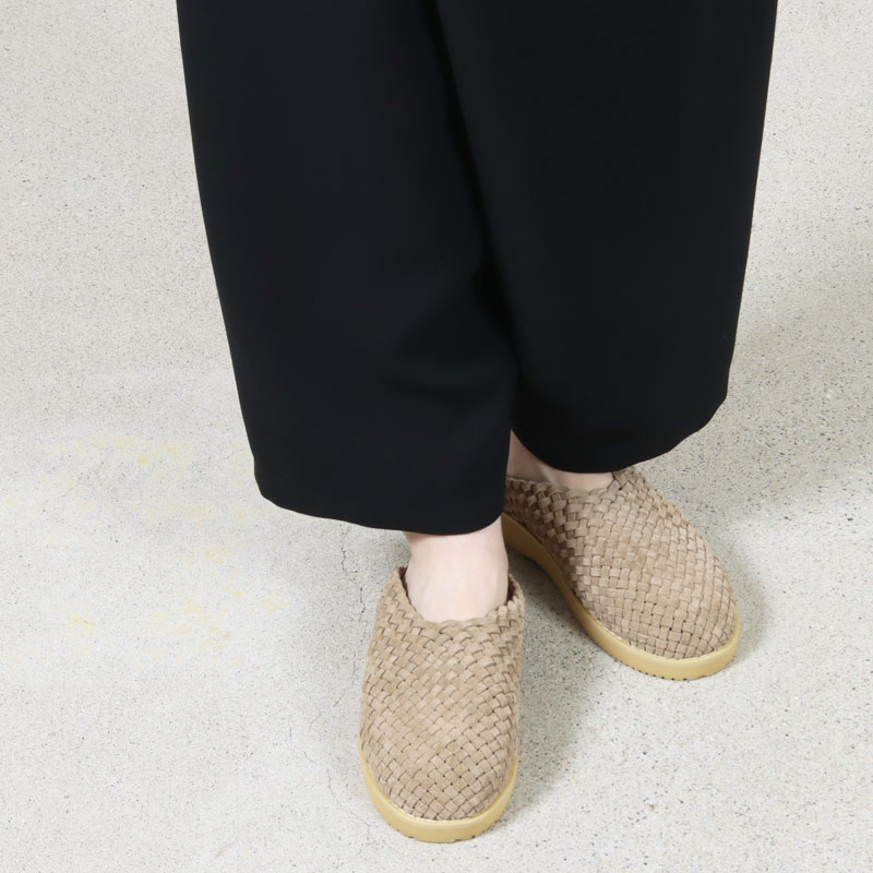 molle shoes(⡼륷塼) WOVEN LEATHER CROG