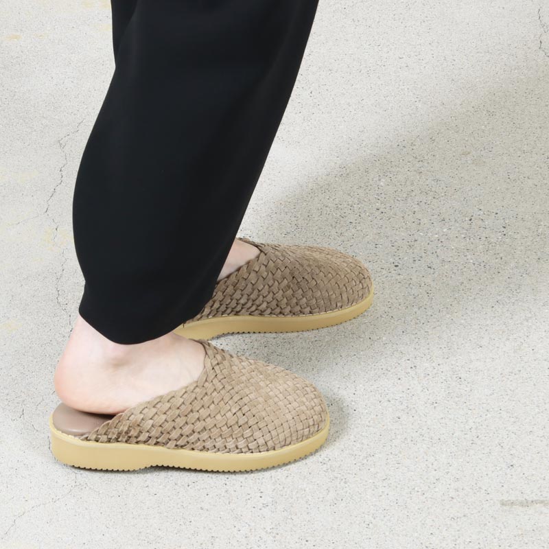 molle shoes(⡼륷塼) WOVEN LEATHER CROG