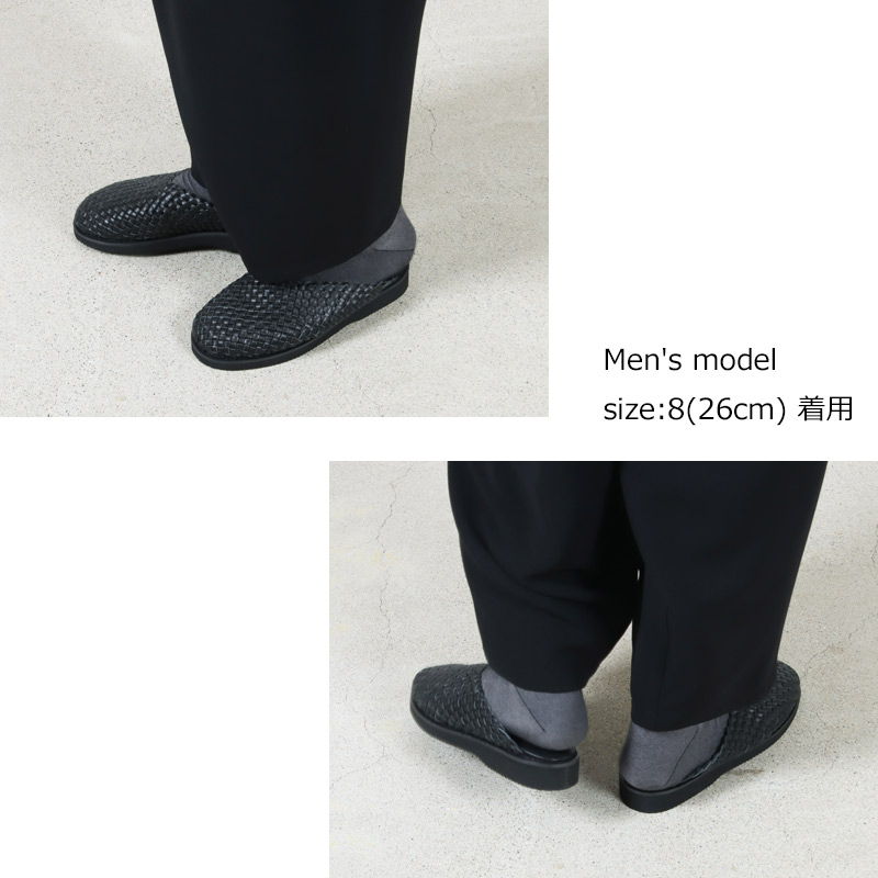 molle shoes(⡼륷塼) WOVEN LEATHER CROG
