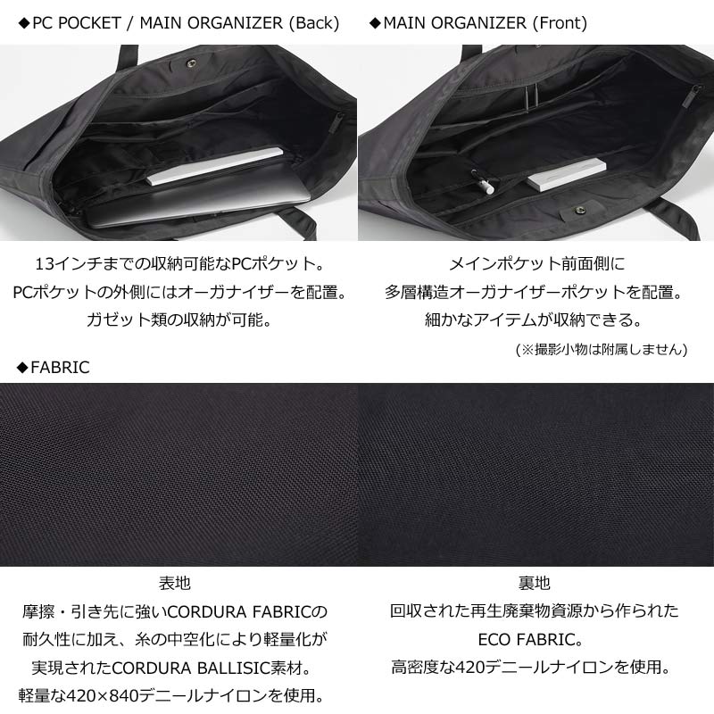 MONOLITH(Υꥹ) TOTE STANDARD M GRAY