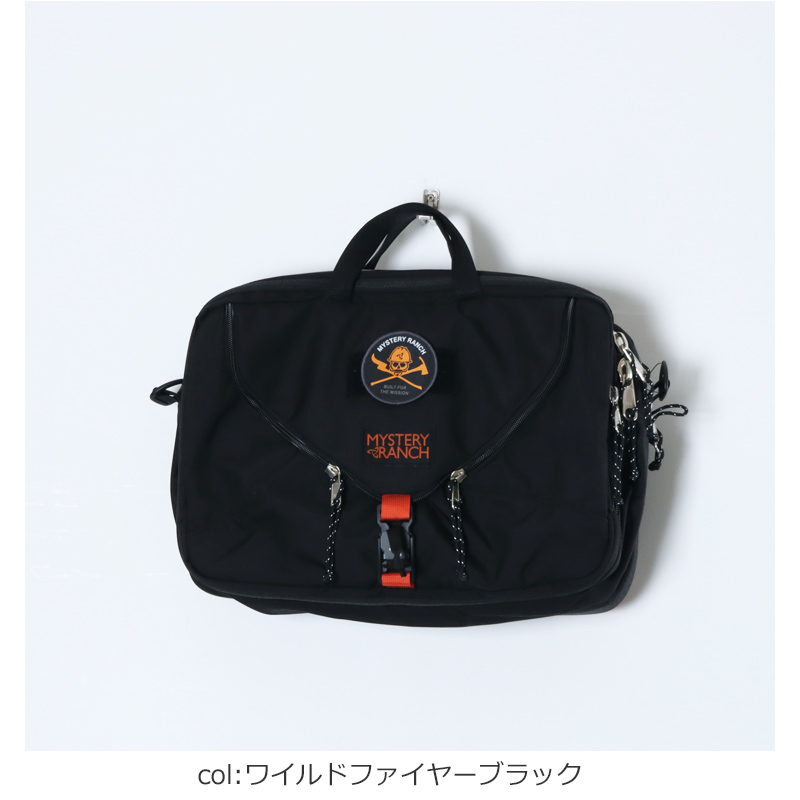 MYSTERYRANCHMYSTERYRANCH 3WAYブリーフケース WILD FIRE BLACK