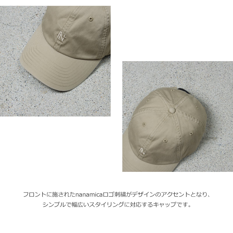 nanamica(�ʥʥߥ�) Washed Chino Cap