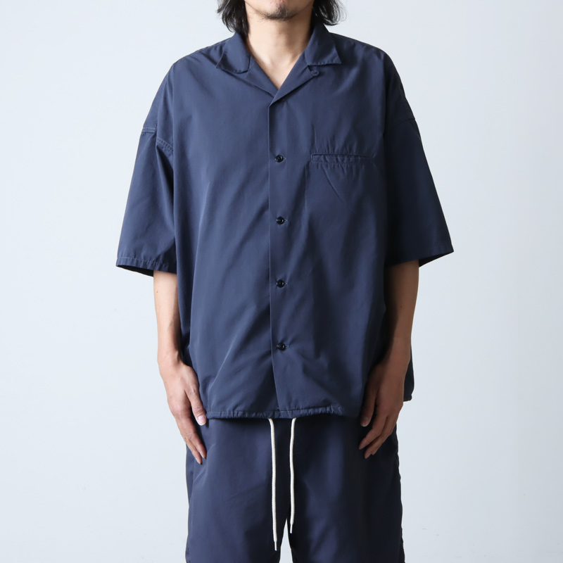 nanamica (ナナミカ) Open Collar Wind H/S Shirt / オープンカラー