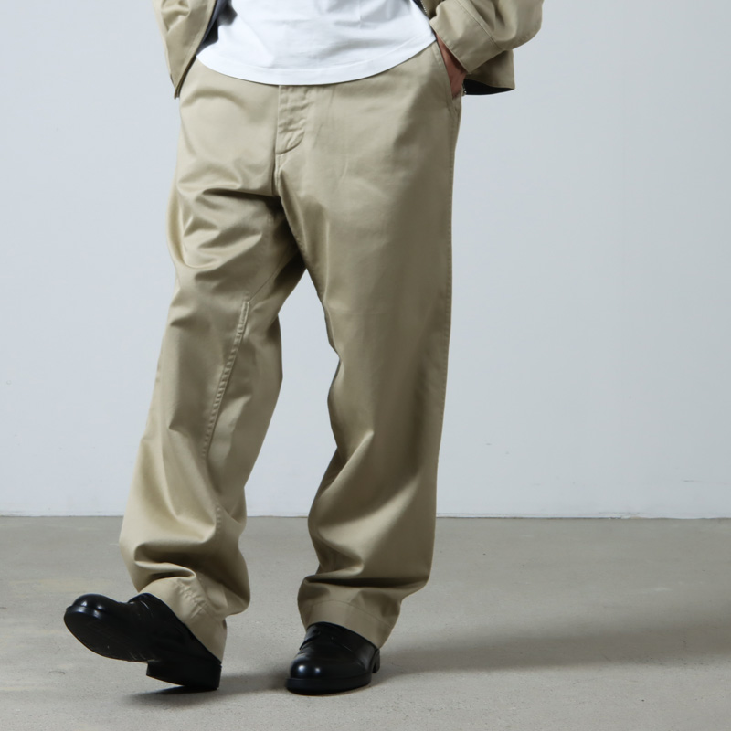 ok.soon×dickies】 wide chino pants のパンツ - チノパン