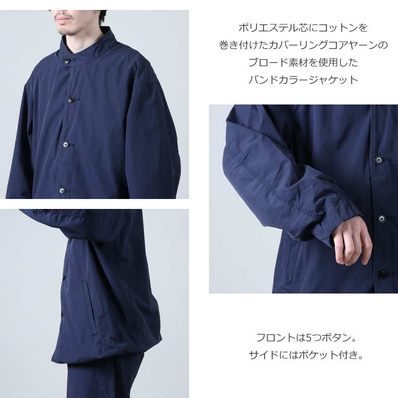 nanamica (ナナミカ) Band Collar Jacket / バンドカラージャケット