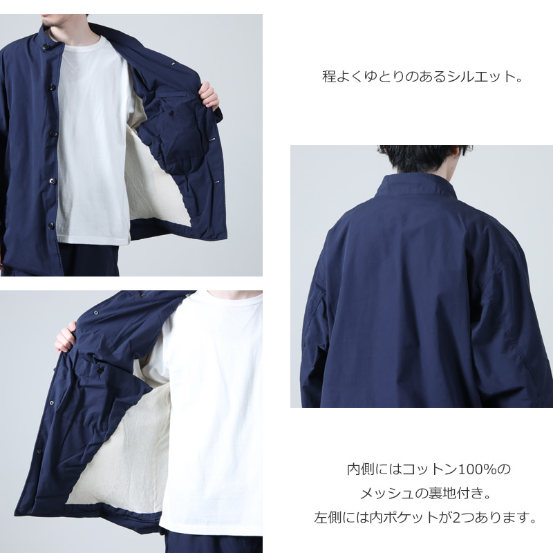 nanamica(ʥʥߥ) Band Collar Jacket