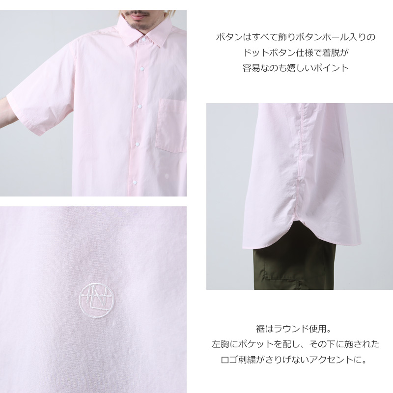 nanamica(ʥʥߥ) Regular Collar Wind S/S Shirt