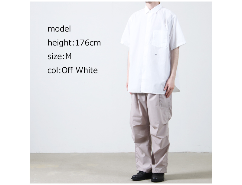 nanamica(ʥʥߥ) Regular Collar Wind S/S Shirt