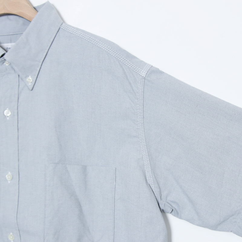 nanamica(�ʥʥߥ�) Button Down Wind S/S Shirt