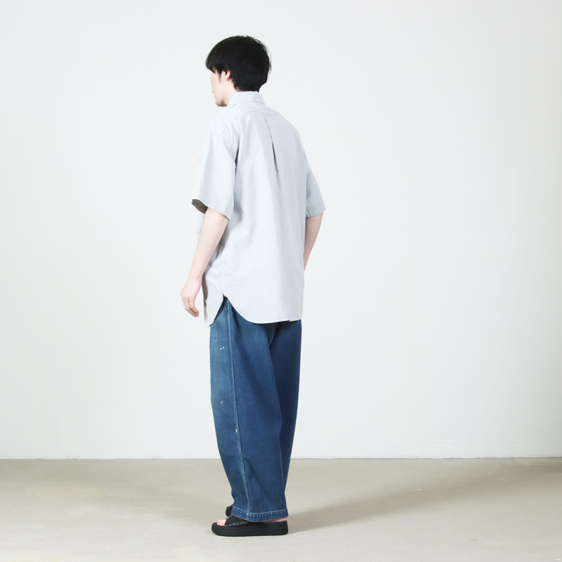 nanamica(�ʥʥߥ�) Button Down Wind S/S Shirt
