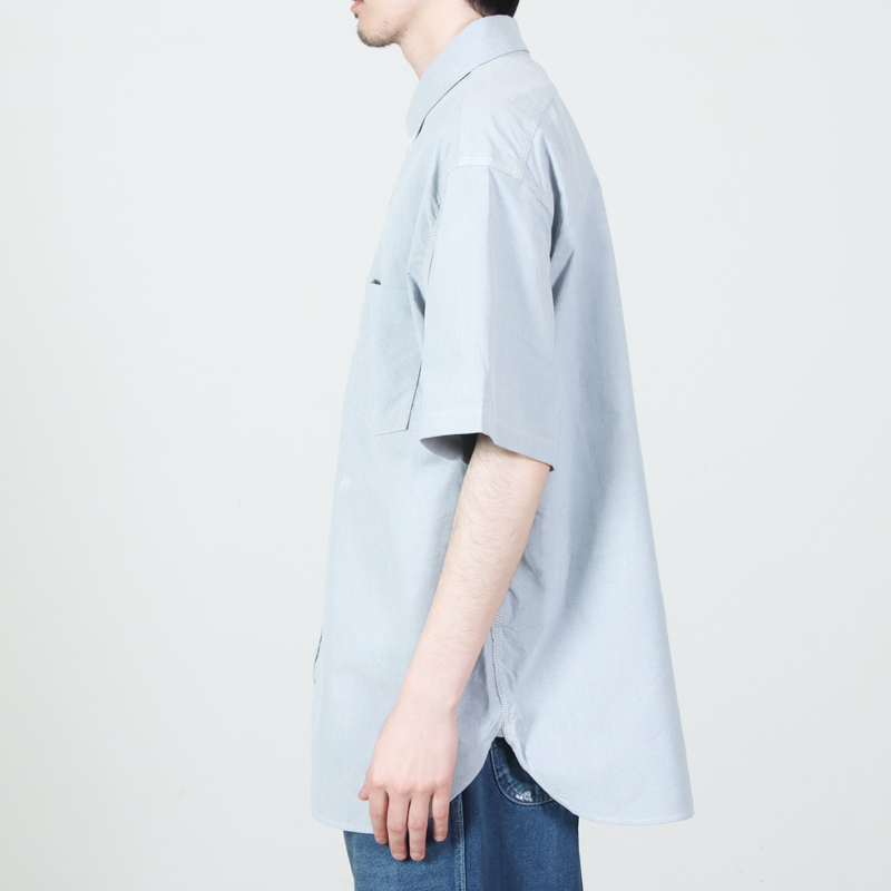 nanamica(�ʥʥߥ�) Button Down Wind S/S Shirt