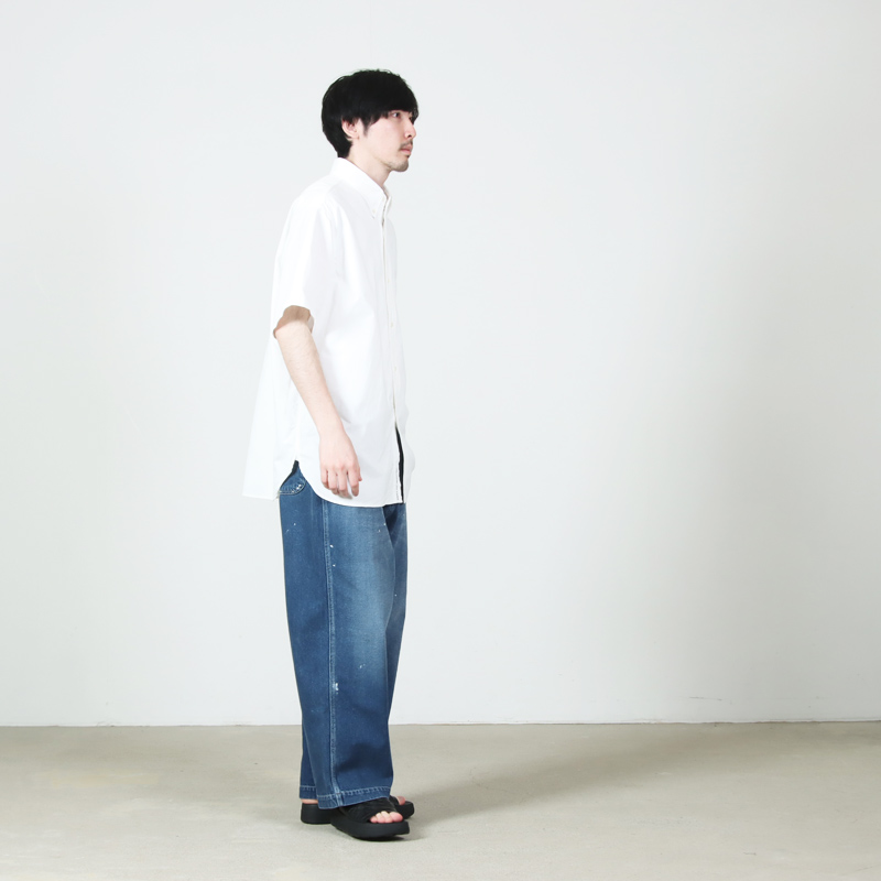 nanamica(�ʥʥߥ�) Button Down Wind S/S Shirt