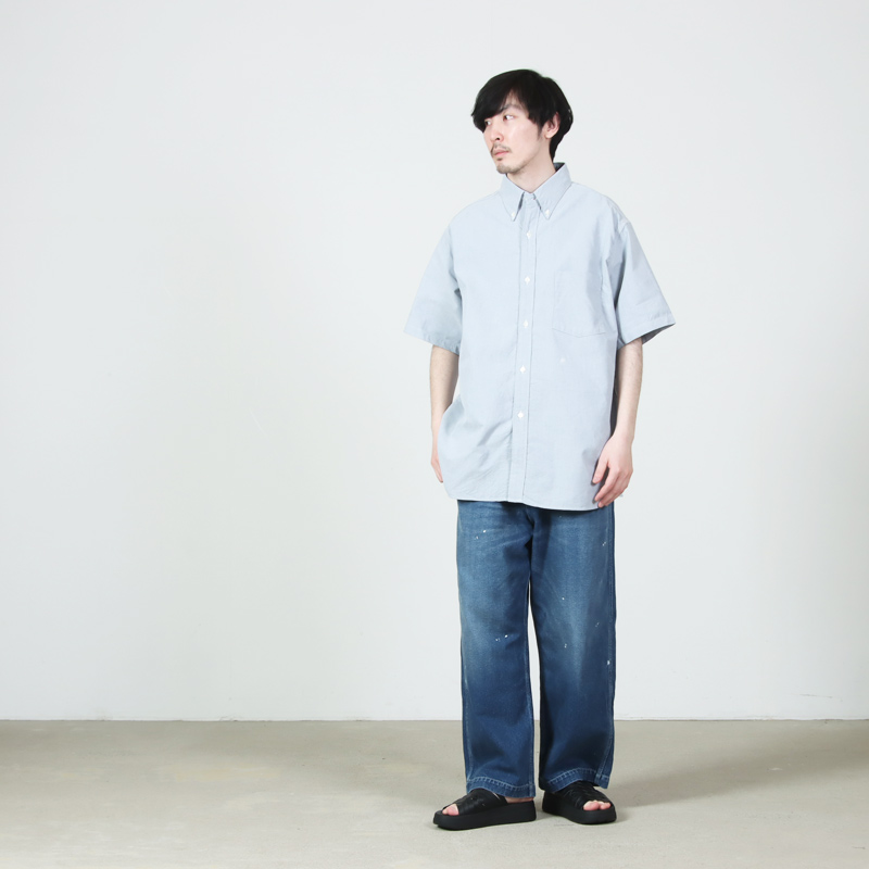 nanamica(�ʥʥߥ�) Button Down Wind S/S Shirt