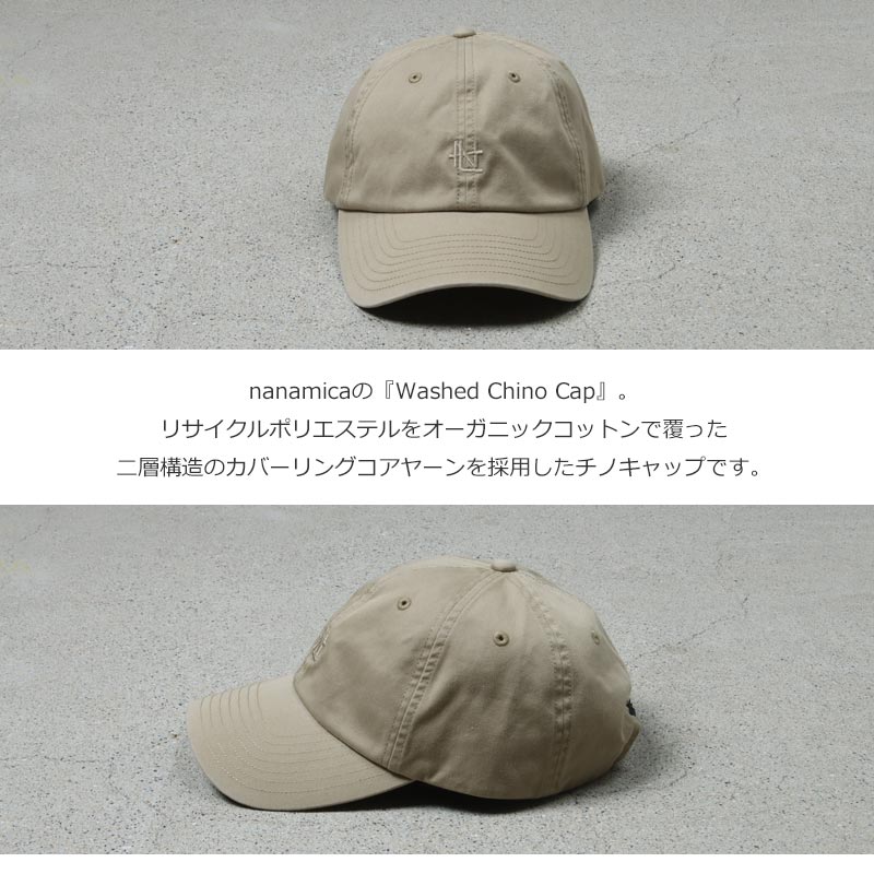 nanamica(ʥʥߥ) Washed Chino Cap