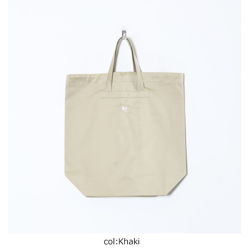 ナナミカ　トートバッグ nanamica チノ トート バック, Khaki – Navyblue