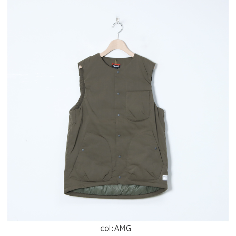 NANGA (ナンガ) TAKIBI RIPSTOP INNER DOWN VEST / タキビリップストップインナーダウンベスト