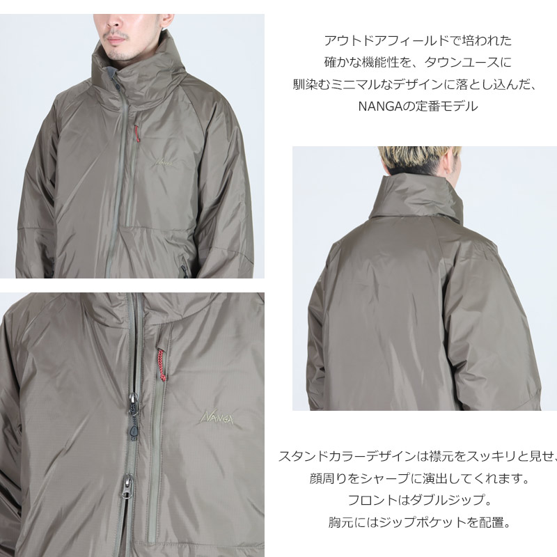 NANGA(ʥ) AURORA TEXSTAND COLLAR DOWN JACKET