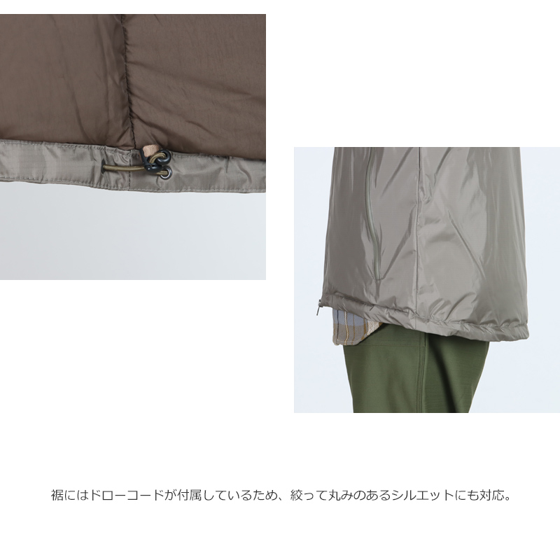 NANGA(ʥ) AURORA TEXSTAND COLLAR DOWN JACKET