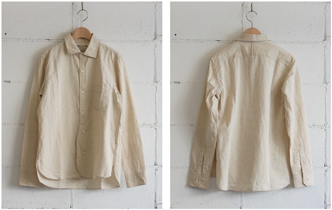 nest Robe 硫化シャンブレーシャツ col:生成 | cotyle