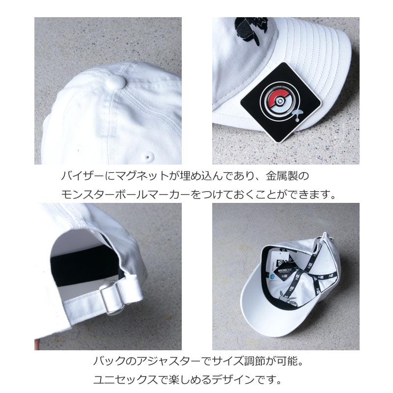 New Era ニューエラ Golf 930 Op Pokemon Pikatail Cap Blk ゴルフ 930 Op ポケモン ピカタイル キャップ