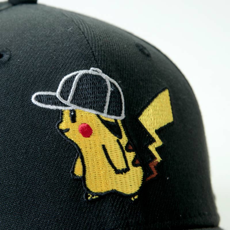 New Era ニューエラ Youth 950ss Pokemon Cap Pikachu Blk Ofc Youth 9fifty ポケモン ピカチュウ キャップ