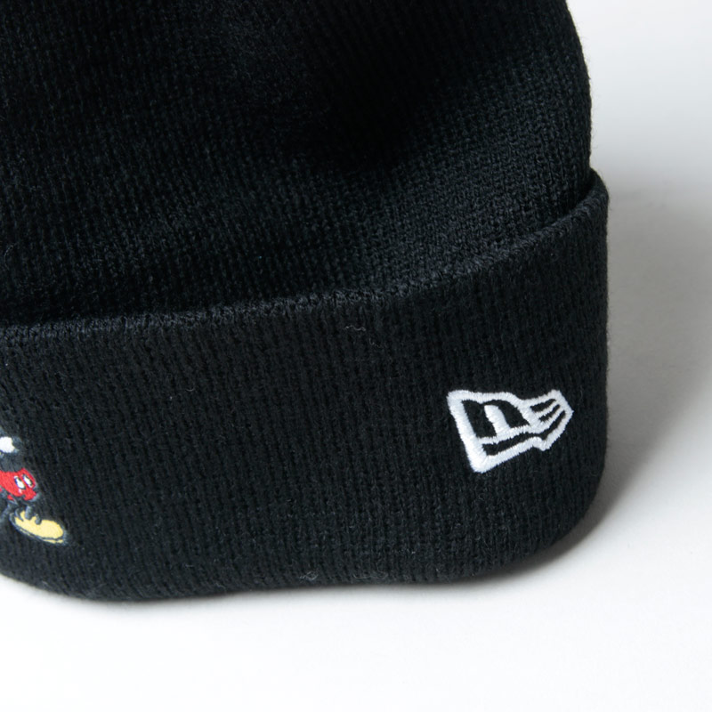 New Era ニューエラ Basic Cuff Knit Disney Mickey Blk ベーシック カフニット ディズニー