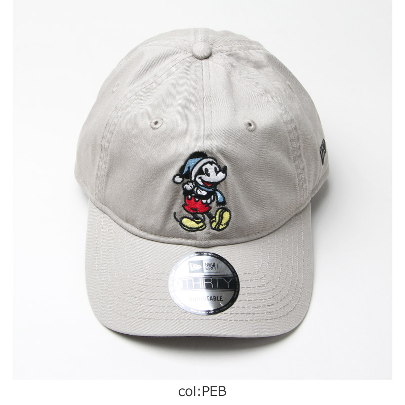 New Era ニューエラ 930 Disney Win Mickey Peb 9thirty ディズニー ウインター ミッキーマウス ベージュ