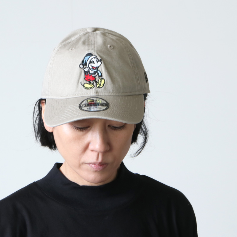 New Era ニューエラ 930 Disney Win Mickey Peb 9thirty ディズニー ウインター ミッキーマウス ベージュ