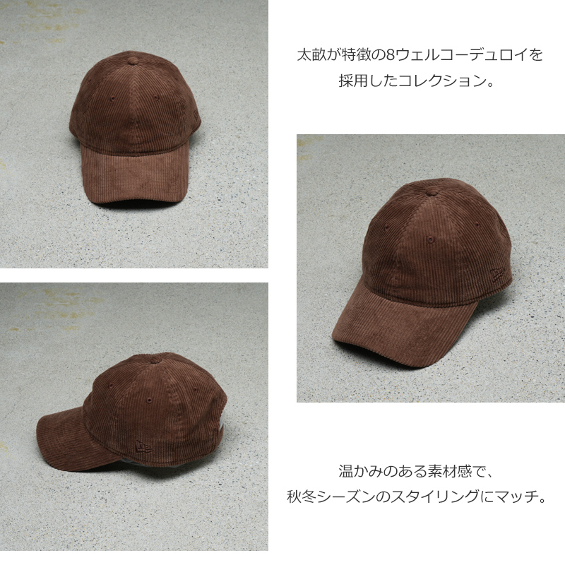 NEW ERA(�˥塼����) 9TWENTY �١����å� Corduroy �����ǥ���� �֥饦��