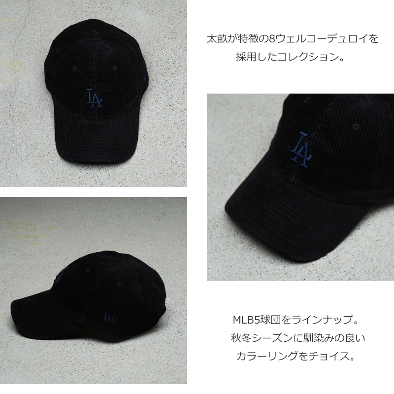 NEW ERA(�˥塼����) 9TWENTY Corduroy �����ǥ���� �����󥼥륹���ɥ��㡼�� �֥�å�