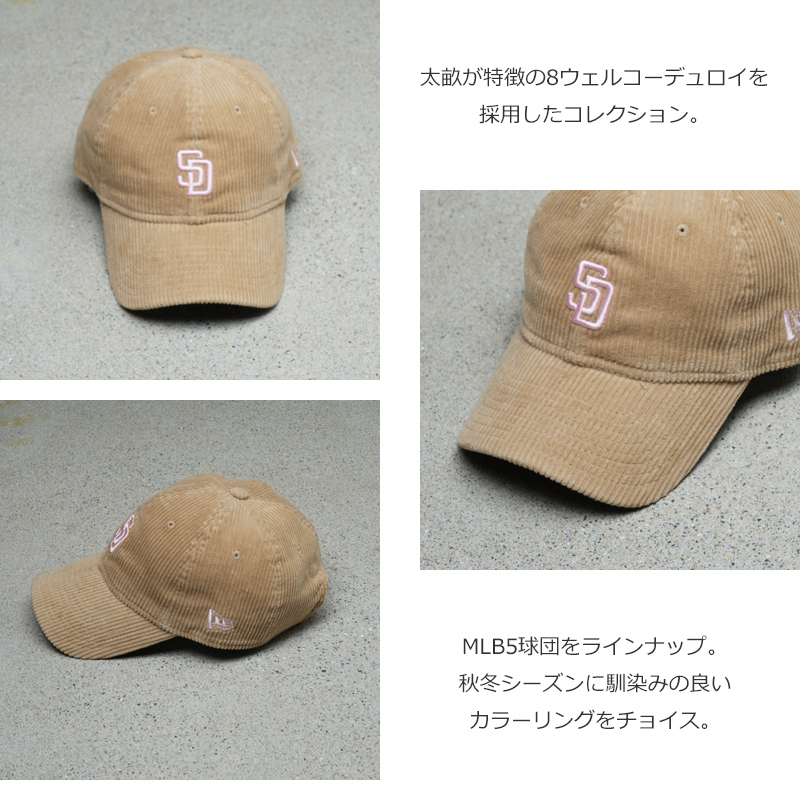 NEW ERA(�˥塼����) 9TWENTY Corduroy �����ǥ���� ����ǥ��������ѥɥ쥹 �١�����
