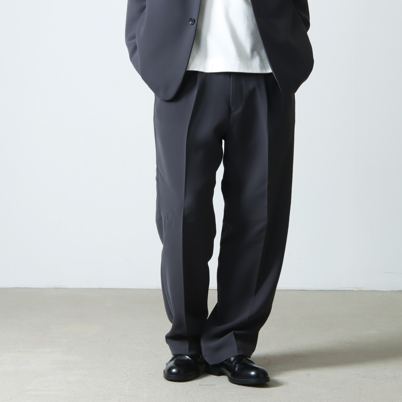 NHOOLYWOOD【完売・40サイズ】Nハリ WIDE TAPERED EASY SLACKS