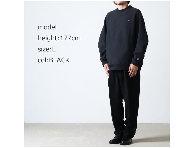 N.HOOLYWOOD (エヌハリウッド) C8-W047 ×Champion CREWNECK SWEATSHIRT 