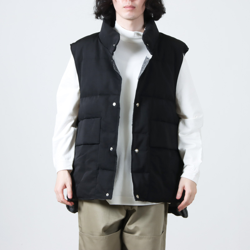 N.HOOLYWOOD (エヌハリウッド) 2232-VE70-015 × WOOLRICH VEST / ×ウールリッチ ベスト