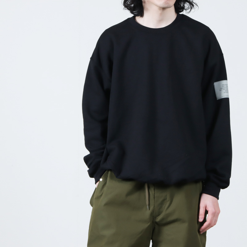 N.HOOLYWOOD CREWNECK SWEATSHIRTカラーブラック